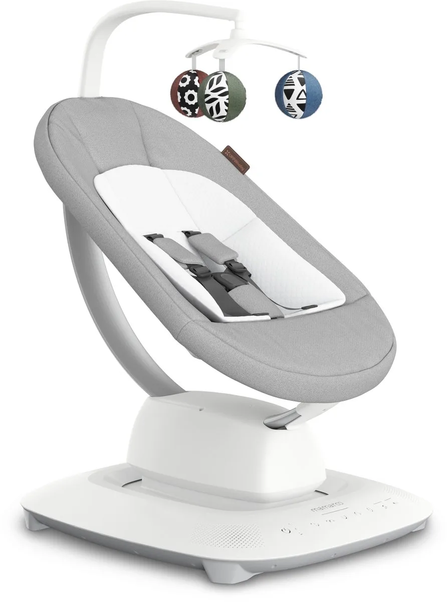 Mamaroo - Smart Babyswing - Wipstoel - Stella - Mélange van UPPAbaby in Grijs – productfoto