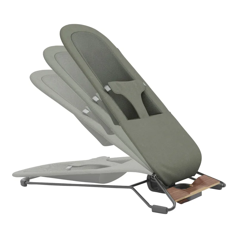 Mira V2 Maddie - Wipstoel - Bouncer - Newborn, Baby en Peuter - 3-in-1 Schommelstoel - Inclusief speelbeugel by UPPAbaby in Green – product photo 2 of 3