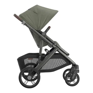 Vista V3 Kinderwagen Evelyn - Meadow Green - Graphite Frame Met Kastanje Bruin Leer von UPPAbaby – Produktfoto 2 von 3