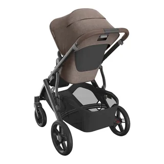 Vista V3 Kinderwagen Owen - Mocha Mélange - Carbon Frame Met Kastanje Bruin Leer von UPPAbaby – Produktfoto 3 von 3