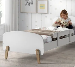 Bettschutzgitter Kiddy (1 St., Made in Europe), zum Aufstecken auf die Bettseite, in verschiedenen Farben erhältlich van Vipack in Wit – productfoto 3 van 3