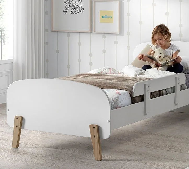 Bettschutzgitter Kiddy (1 St., Made in Europe), zum Aufstecken auf die Bettseite, in verschiedenen Farben erhältlich van Vipack in Wit – productfoto 3 van 3