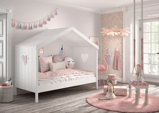 Open Bedhuisje Amori 90x200 Cm - Wit van Vipack in Wit – productfoto 5 van 5