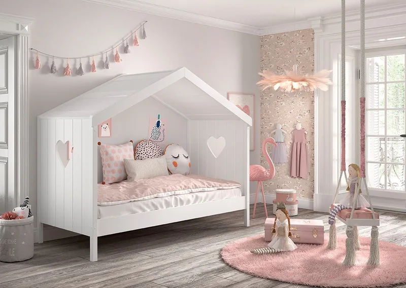 Open Bedhuisje Amori 90x200 Cm - Wit van Vipack in Wit – productfoto 5 van 5