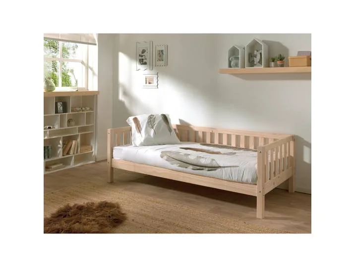 Kinder-/Juniorbett, Kiefer, Holz, Kiefer, 90x200 cm, Lattenrost,nicht verstellbar, Kinderzimmer & Jugendzimmer, Kindermöbel, Kinderbetten från Vipack – produktbild