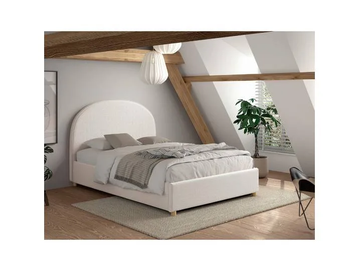 Kinder-/Juniorbett, Weiß, Holz, Pinie, massiv, Uni, 140x200 cm, Bettkasten, Lattenrost,Federholzleisten verleimt, alternative Größen erhältlich, nicht verstellbar, Kinderzimmer & Jugendzimmer, Kindermöbel, Kinderbetten van Vipack – productfoto