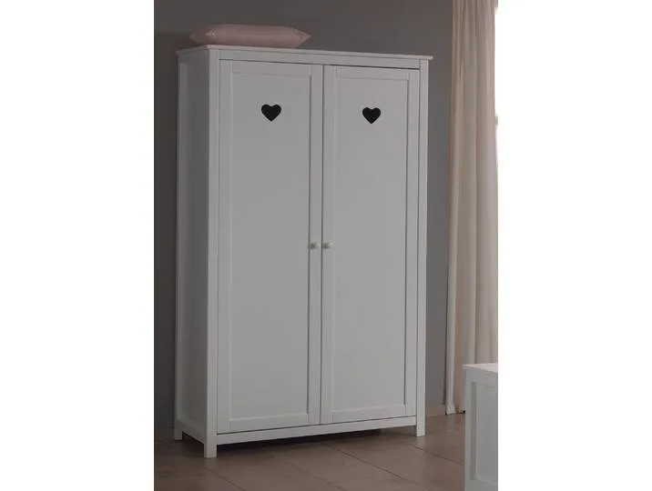 Kleiderschrank VIPACK Amori , weiß, B:110cm H:190cm T:57cm, FSC-zertifizierter Holzwerkstoff, Schränke, Kleiderschrank från Vipack – produktbild