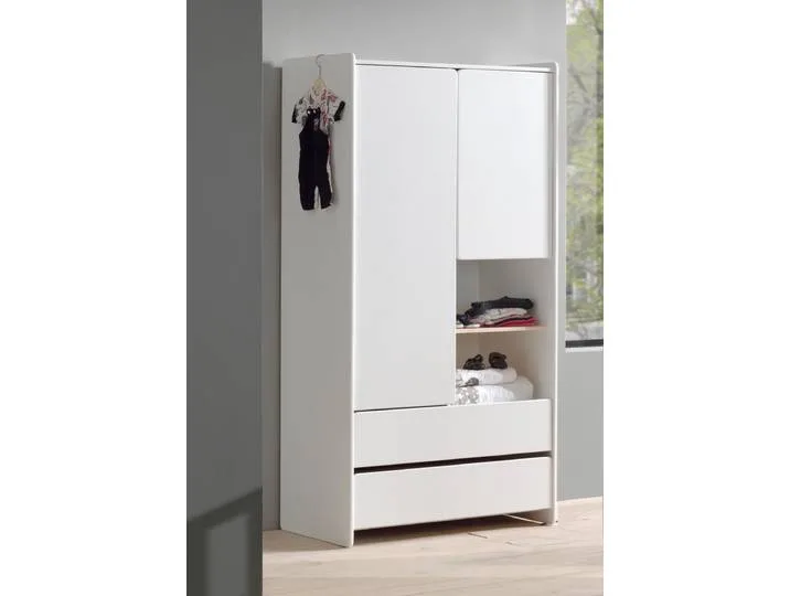 Kast Kiddy - 90 x 180 x 55 cm - wit van Vipack – productfoto