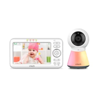 VM5254 Babyfoon met camera - 5 inch Scherm - Adaptief nachtlampje - Terugspreekfunctie by VTech in White – product photo 4 of 4