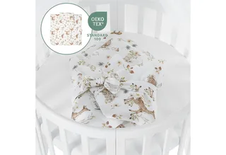 Babybett Mobiles Babybett OWAL aus Holz 7in1 mit Matratze, mitwachsend by Waldin in White – product photo 3 of 4