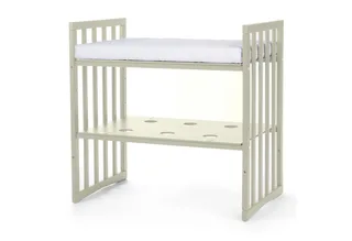 Babybett Mobiles Babybett OWAL aus Holz 7in1 mit Matratze, mitwachsend van Waldin in Groen – productfoto 5 van 5