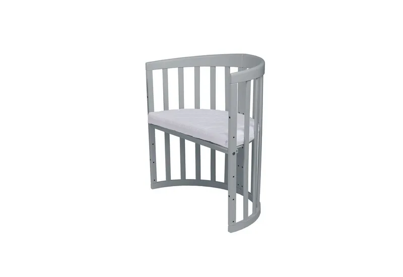 Babybett Mobiles Babybett OWAL aus Holz 7in1 mit Matratze, mitwachsend by Waldin in Grey – product photo 5 of 5