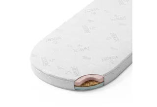Babymatratze Kokosmatratze groß, für großes Babybett 7in1 OWAL, Waldin, 10 cm hoch de Waldin en Blanc – photo produit 1 sur 3