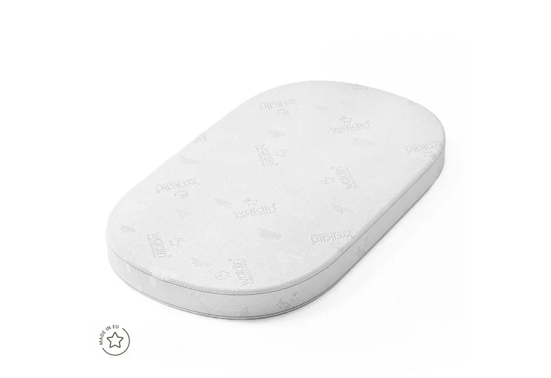 Babymatratze Kokosmatratze groß, für großes Babybett 7in1 OWAL, Waldin, 10 cm hoch de Waldin en Blanc – photo produit 2 sur 3