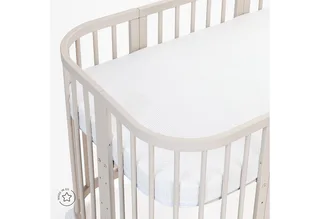 Babymatratze Kokosmatratze groß, für großes Babybett 7in1, Waldin, 10 cm hoch by Waldin in White – product photo 2 of 5