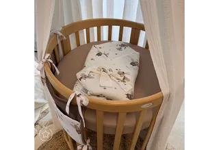 Babymatratze Kokosmatratze klein, für kleines Babybett 7in1 OWAL, Waldin, 10 cm hoch by Waldin in White – product photo 5 of 5