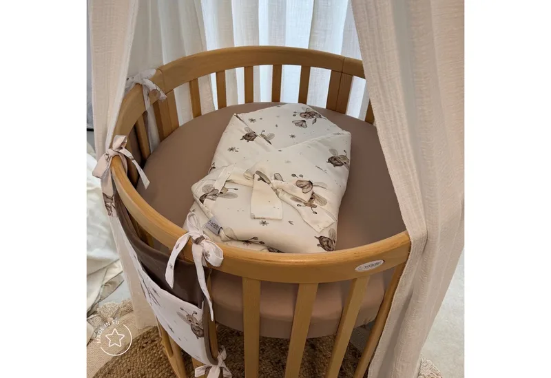 Babymatratze Kokosmatratze klein, für kleines Babybett 7in1 OWAL, Waldin, 10 cm hoch by Waldin in White – product photo 5 of 5