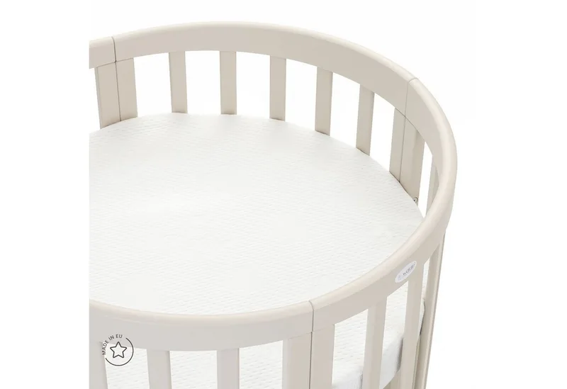 Babymatratze Kokosmatratze klein, für kleines Babybett 7in1 OWAL, Waldin, 10 cm hoch by Waldin in White – product photo 3 of 5