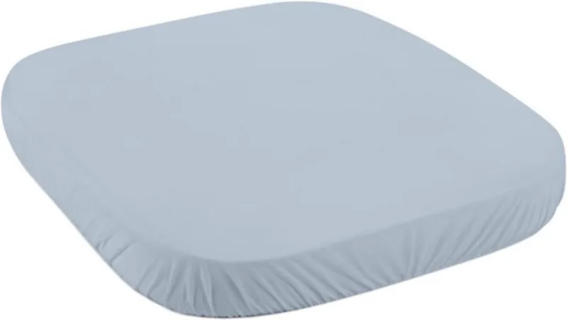 Ecologisch katoenen hoeslaken 73x73cm by Waldin in Blue – product photo