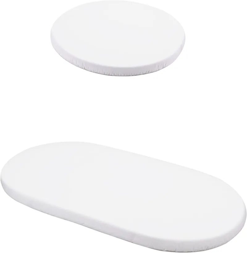 Hoeslakenset Ovaal - 7-in-1 Ledikant by Waldin in White – product photo