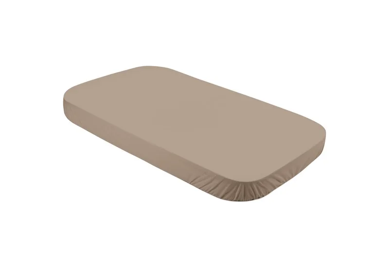 Hoeslaken 123x73 cm voor Ledikant 7-in-1 Taupe van Waldin in Bruin – productfoto
