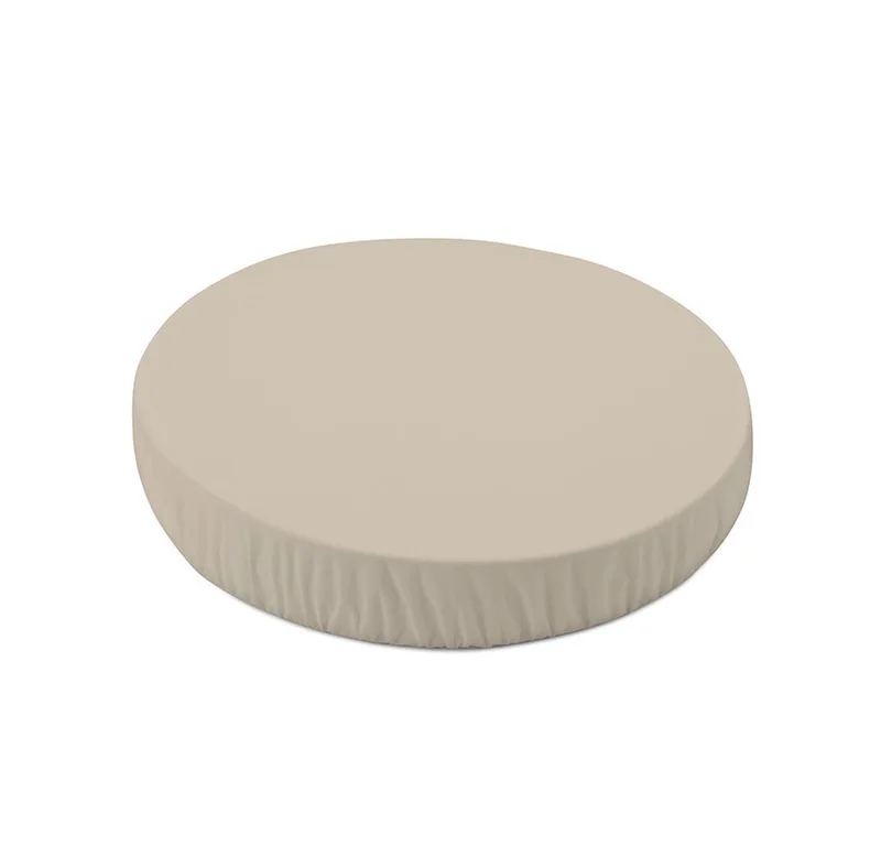 Spannbettlaken klein für Babybett 7in1 OWAL, Jersey Baumwolle, 73x73 cm, Dunkelbeige, Jersey-Elasthan, Gummizug: rundum, Spannbetttuch van Waldin in Beige, Bruin – productfoto
