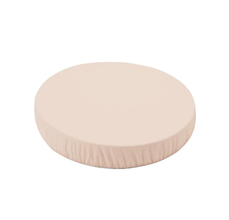 Spannbettlaken klein für Babybett 7in1 OWAL, Jersey Baumwolle, 73x73 cm, Champagner, Jersey-Elasthan, Gummizug: rundum, Spannbetttuch von Waldin in Beige – Produktfoto