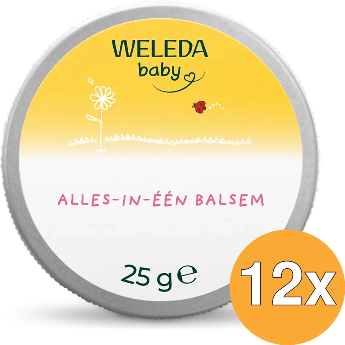 12x WELEDA Calendula alles-in-een balsem (25 gr) de Weleda – photo produit