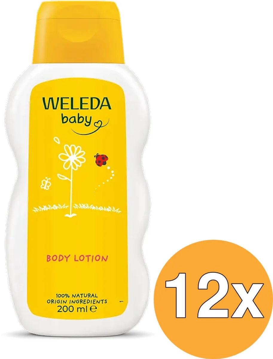 12x WELEDA Calendula Body Lotion (200 ml) de Weleda – photo produit