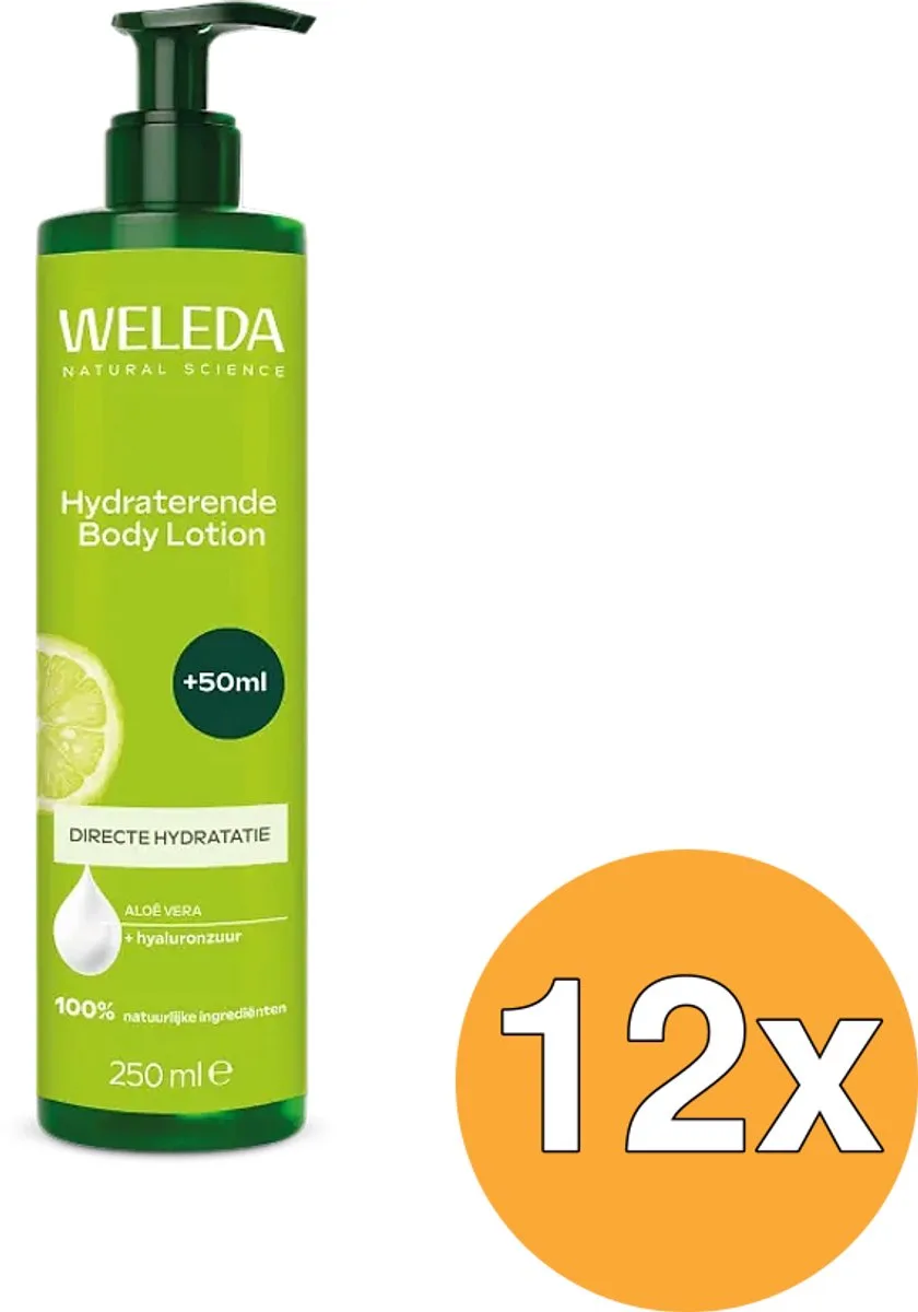 12x WELEDA Hydraterende Body Lotion Aloe Vera (250 ml) van Weleda – productfoto