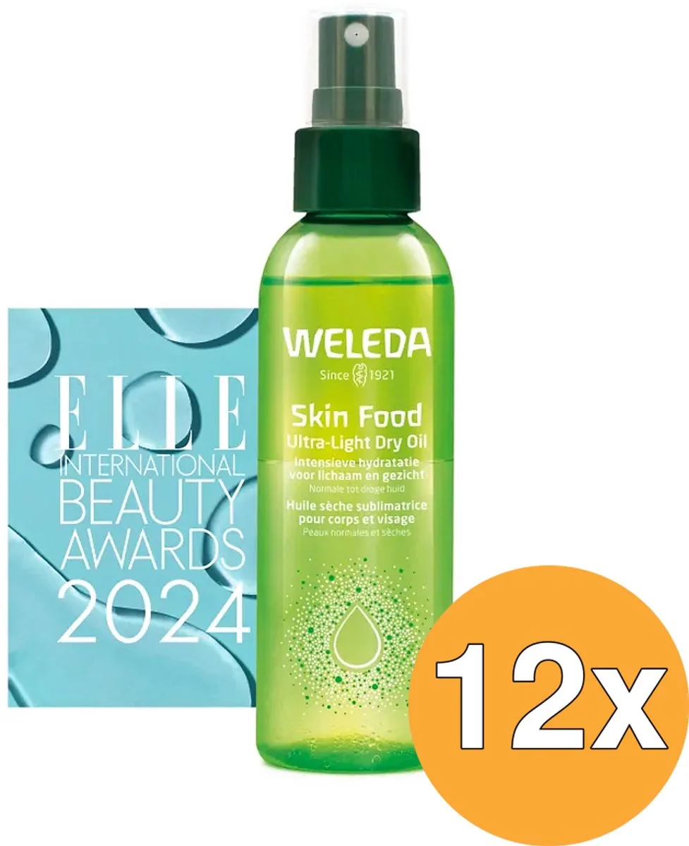 12x WELEDA Skin Food Ultra Light Dry Oil (100 ml) fra Weleda – produktbillede