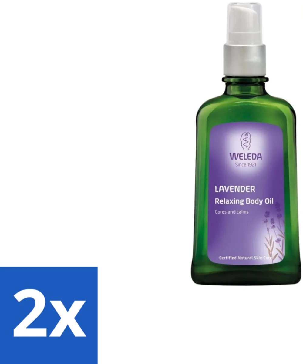 2 x WELEDA - Bodyolie Ontspannend - Lavendel - 100 ml - Lavendel Olie - Bodyolie - Ontspannende Bodyolie - Natuurlijke Bodyolie - Huidverzorging de Weleda – photo produit