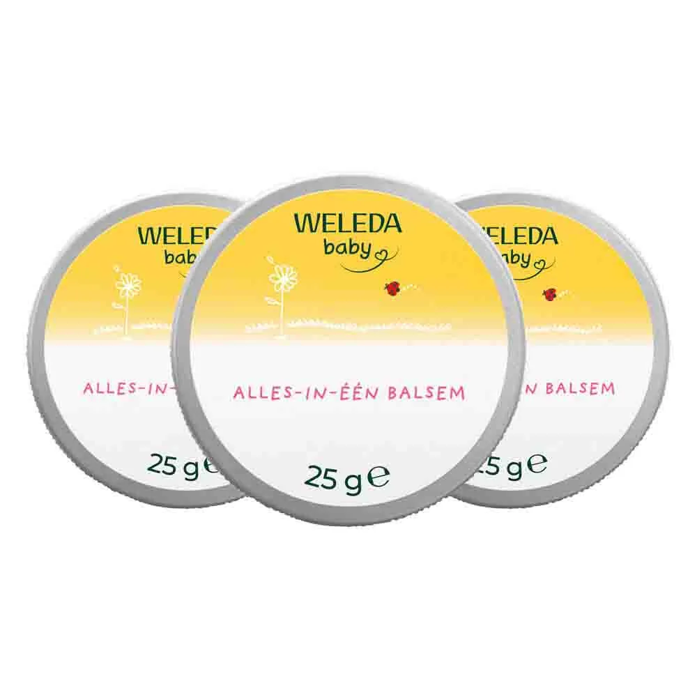 3x WELEDA Baby Calendula Alles-In-een Balsem 25 gr fra Weleda – produktbillede
