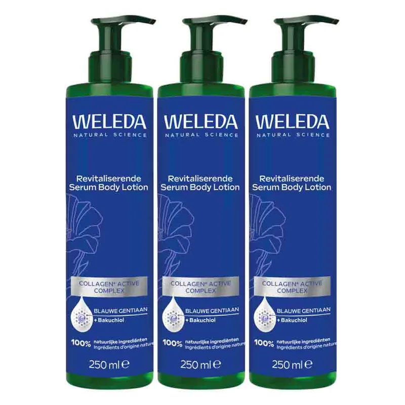 3x WELEDA Blauwe Gentiaan & Edelweiss Bodylotion 250 ml de Weleda – photo produit