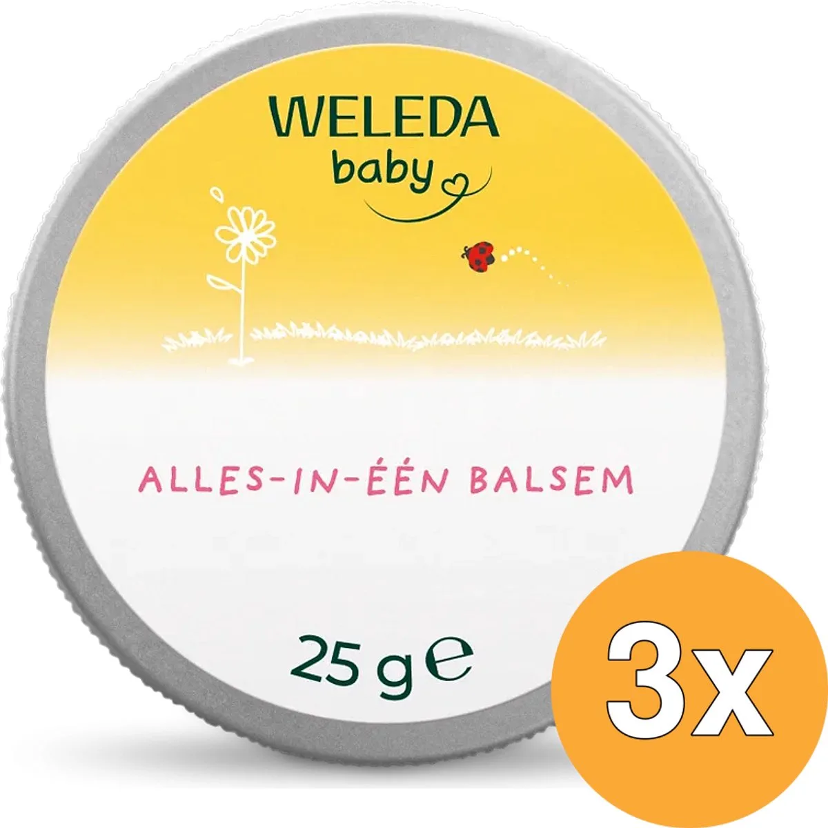 3x WELEDA Calendula alles-in-een balsem (25 gr) de Weleda – photo produit