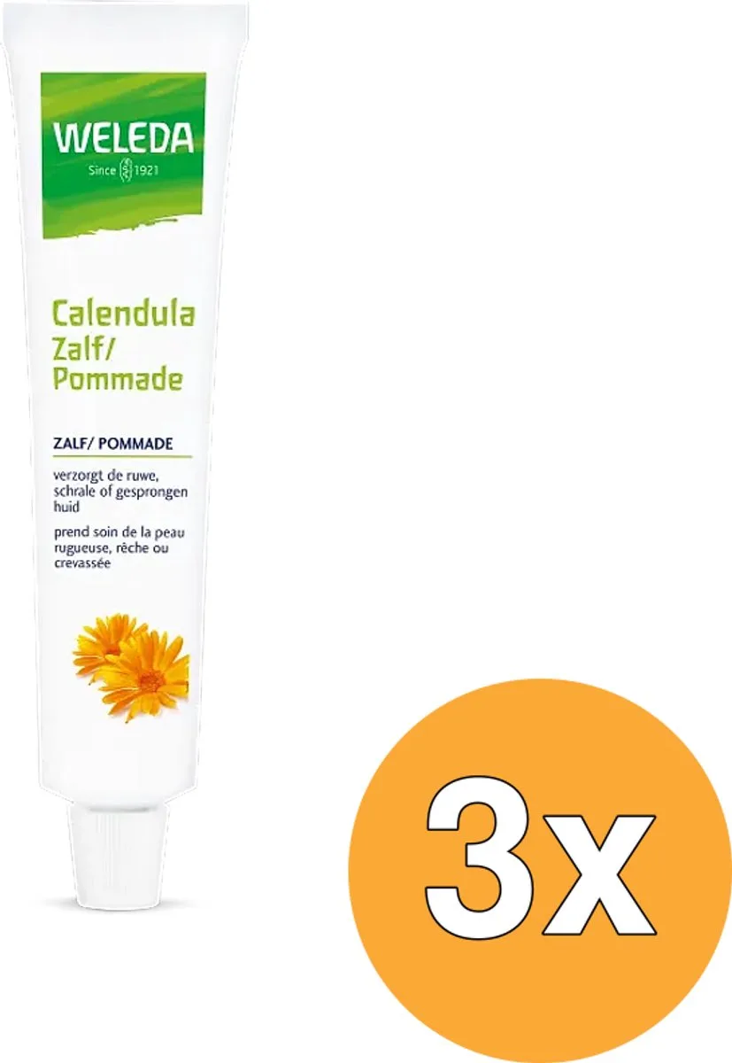 3x WELEDA Calendula zalf (25 gr) fra Weleda – produktbillede