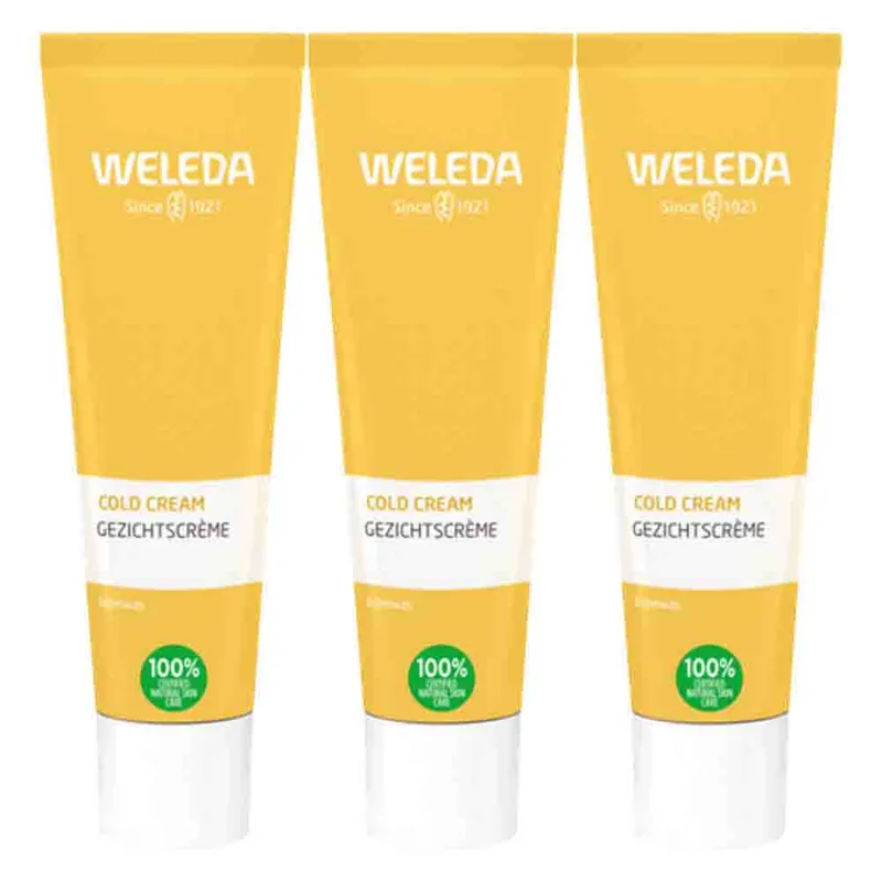 3x WELEDA Cold Cream Gezichtscrème 30 ml fra Weleda – produktbillede