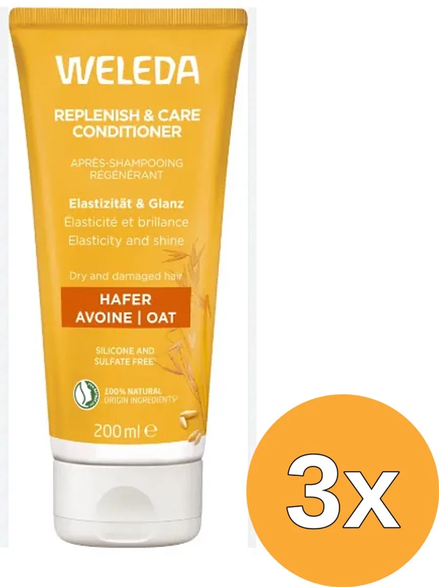 3x WELEDA Haver herstellende conditioner (200 ml) von Weleda – Produktfoto