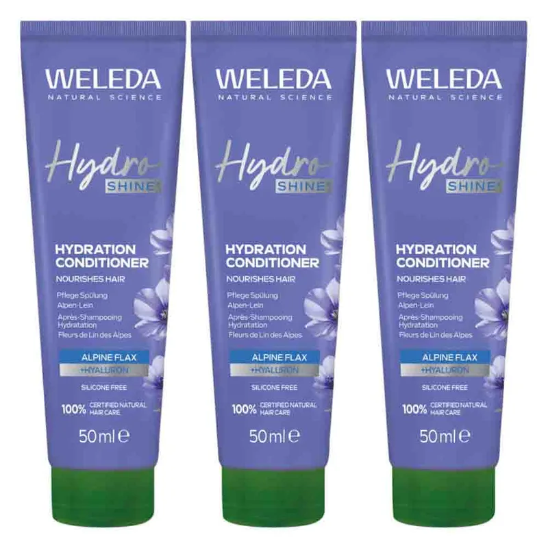 3x WELEDA Hydro Shine Conditioner 150 ml van Weleda – productfoto