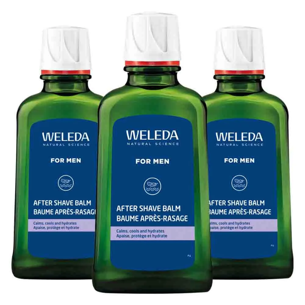 3x WELEDA Men Aftershave Balsem 100 ml fra Weleda – produktbillede