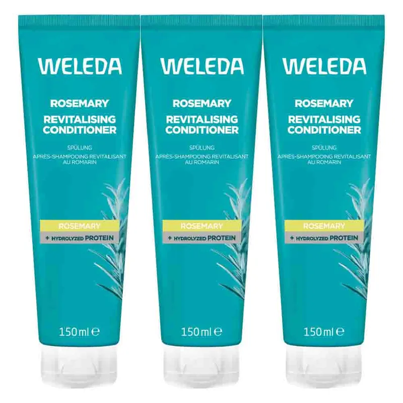 3x WELEDA Rozemarijn Revitaliserende Conditioner 150 ml van Weleda – productfoto