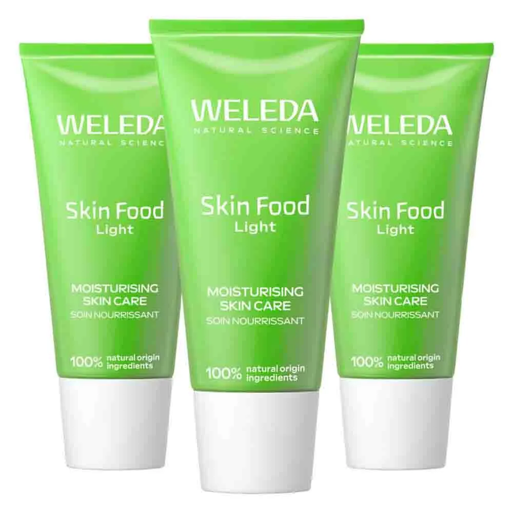 3x WELEDA Skin Food Voedende Crème Light 30 ml van Weleda – productfoto
