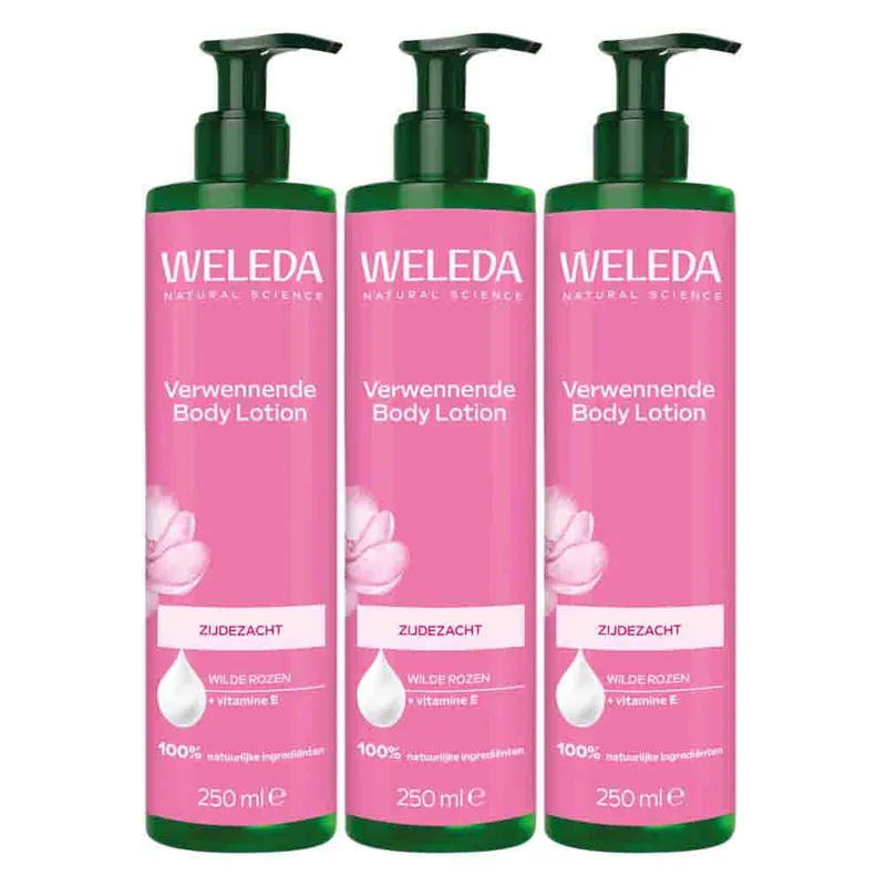 3x WELEDA Wilde Rozen Bodylotion 250 ml de Weleda – photo produit