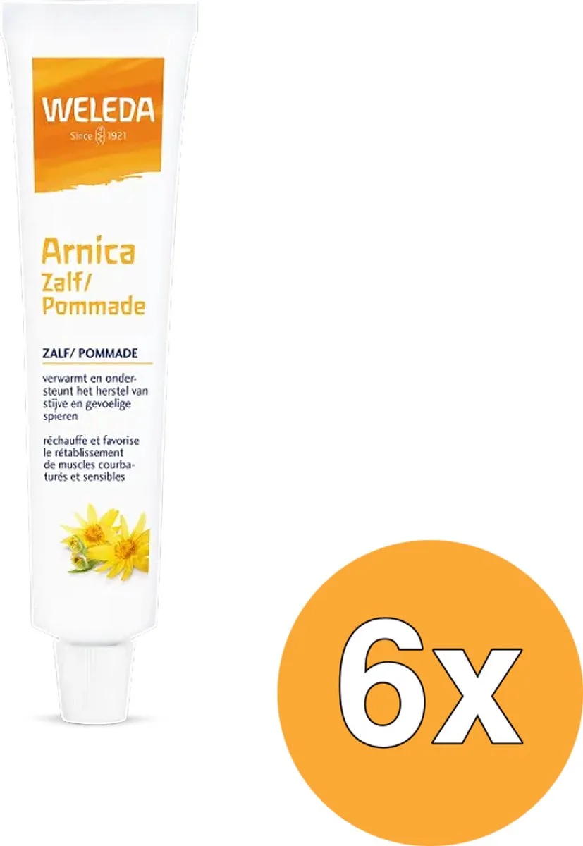 6x WELEDA Arnica zalf (25 gr) van Weleda – productfoto