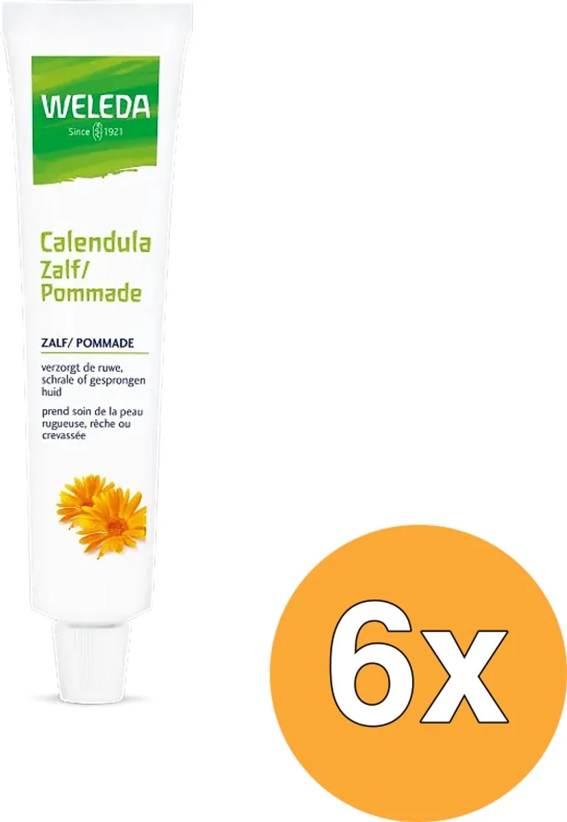 6x WELEDA Calendula zalf (25 gr) fra Weleda – produktbillede