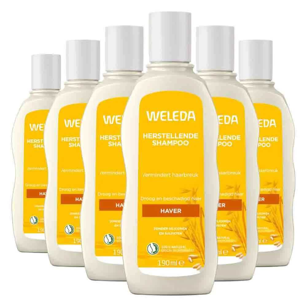 6x WELEDA Haver Herstellende Shampoo 190 ml von Weleda – Produktfoto