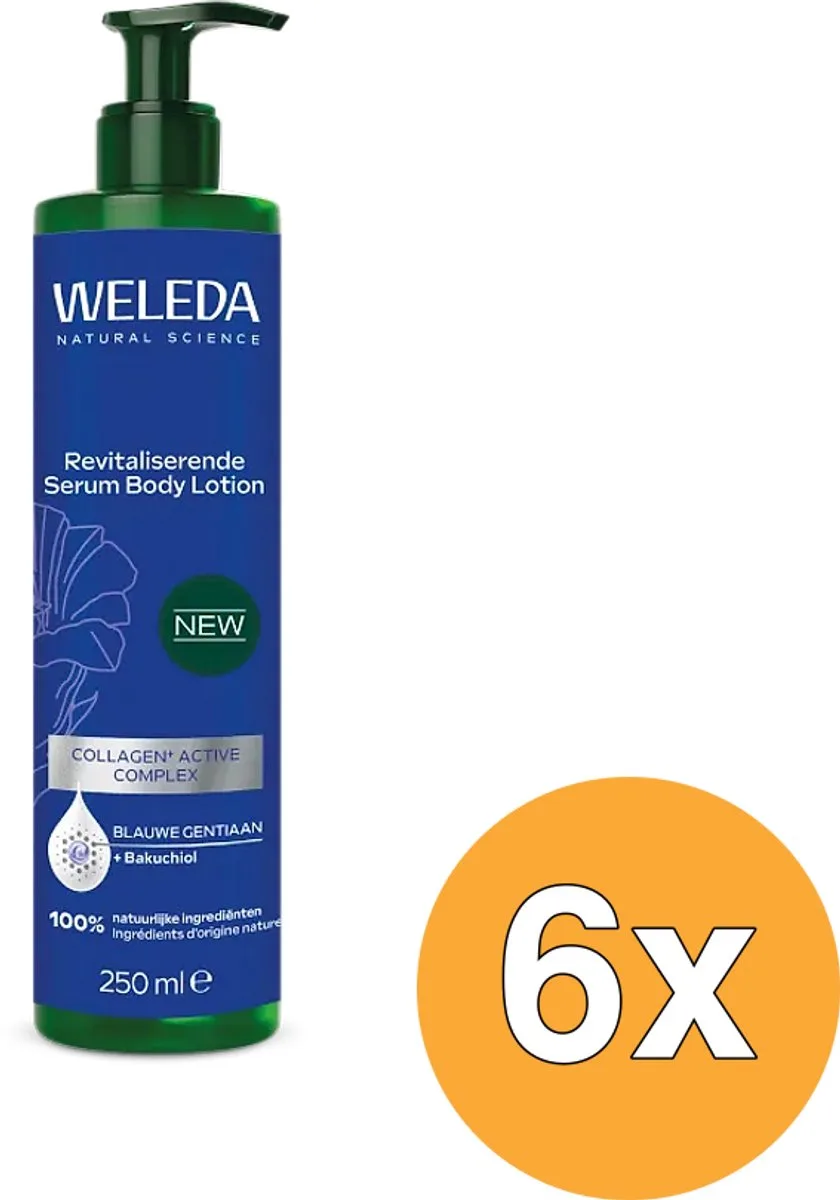 6x WELEDA Revitaliserende Serum Body Lotion Blauwe Gentiaan (250 ml) by Weleda – product photo