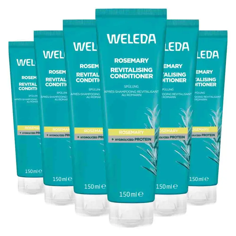 6x WELEDA Rozemarijn Revitaliserende Conditioner 150 ml van Weleda – productfoto