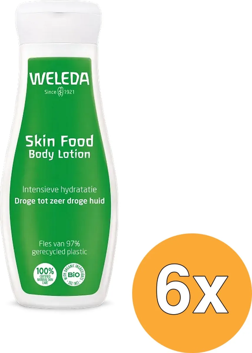 6x Weleda Skin Food Bodylotion (200 ml) de Weleda – photo produit