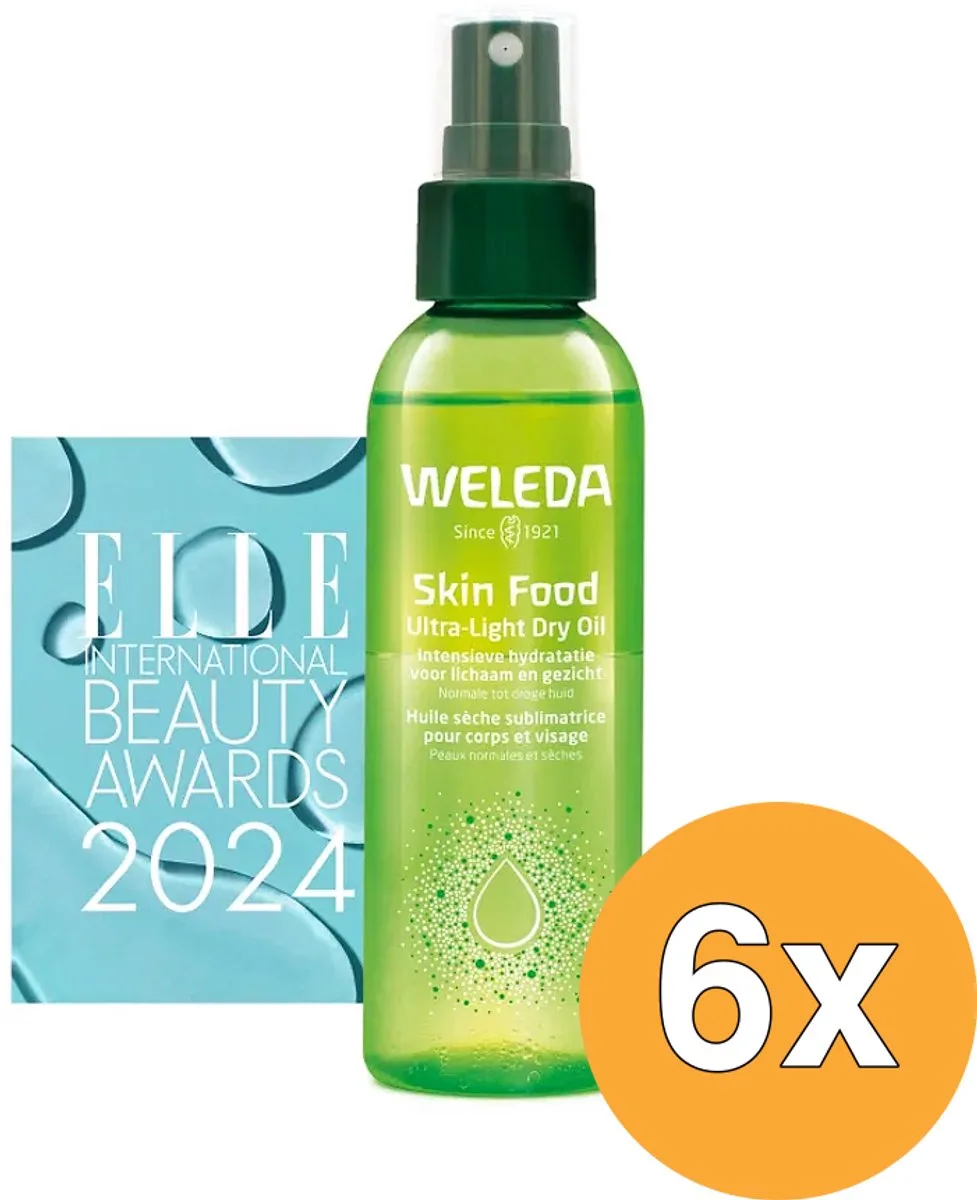 6x WELEDA Skin Food Ultra Light Dry Oil (100 ml) by Weleda – product photo
